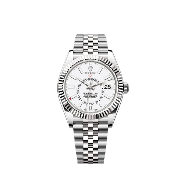 Sky-Dweller 42mm, Oystersteel and 18k White Gold, Ref# 326934-0002