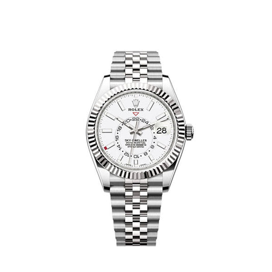 Sky-Dweller 42mm, Oystersteel and 18k White Gold, Ref# 326934-0002