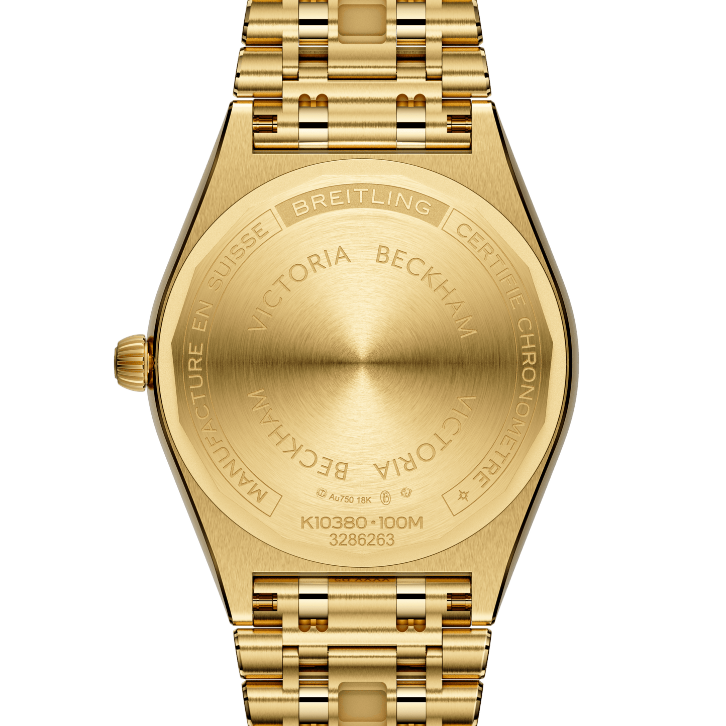 Breitling Chronomat Automatic 36 Victoria Beckham, 18k Yellow Gold, Ref# K103801A1A1K1, Unworn 2024