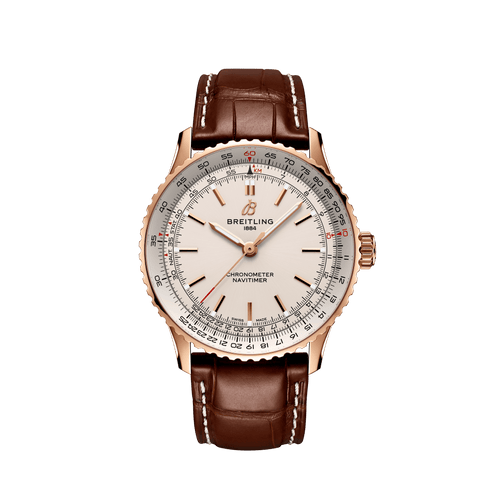 Breitling Navitimer Automatic 41, Small-scale traceable 18k Red Gold, Ref# R17329F41G1P1, Unworn 2024