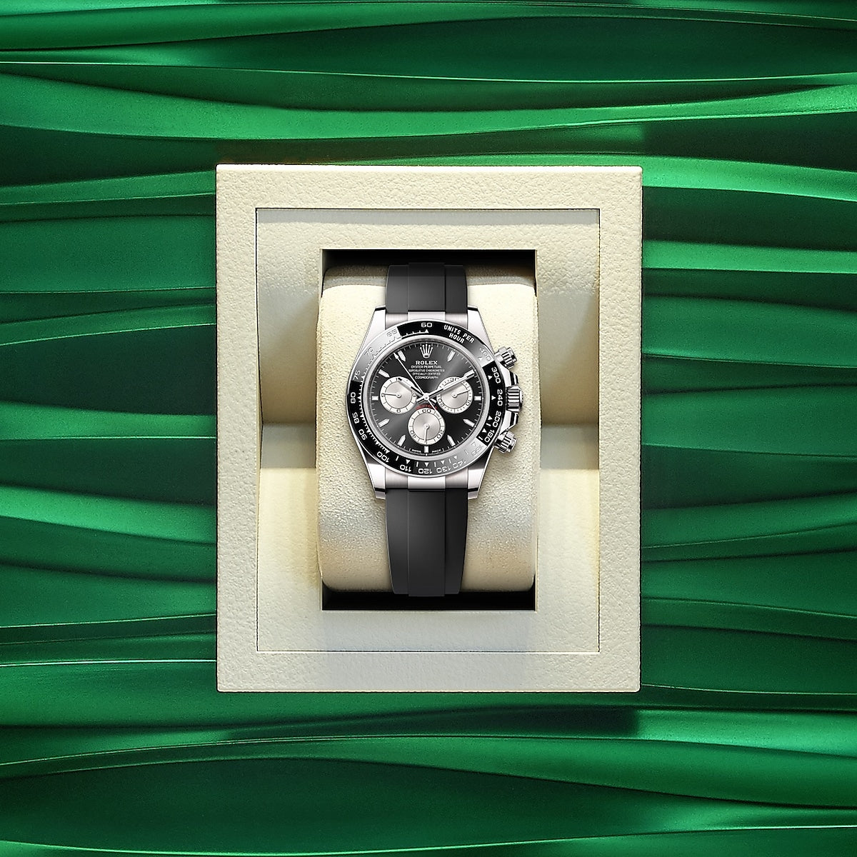 Cosmograph Daytona 40mm, 18k White Gold, Ref# 126519ln-0002