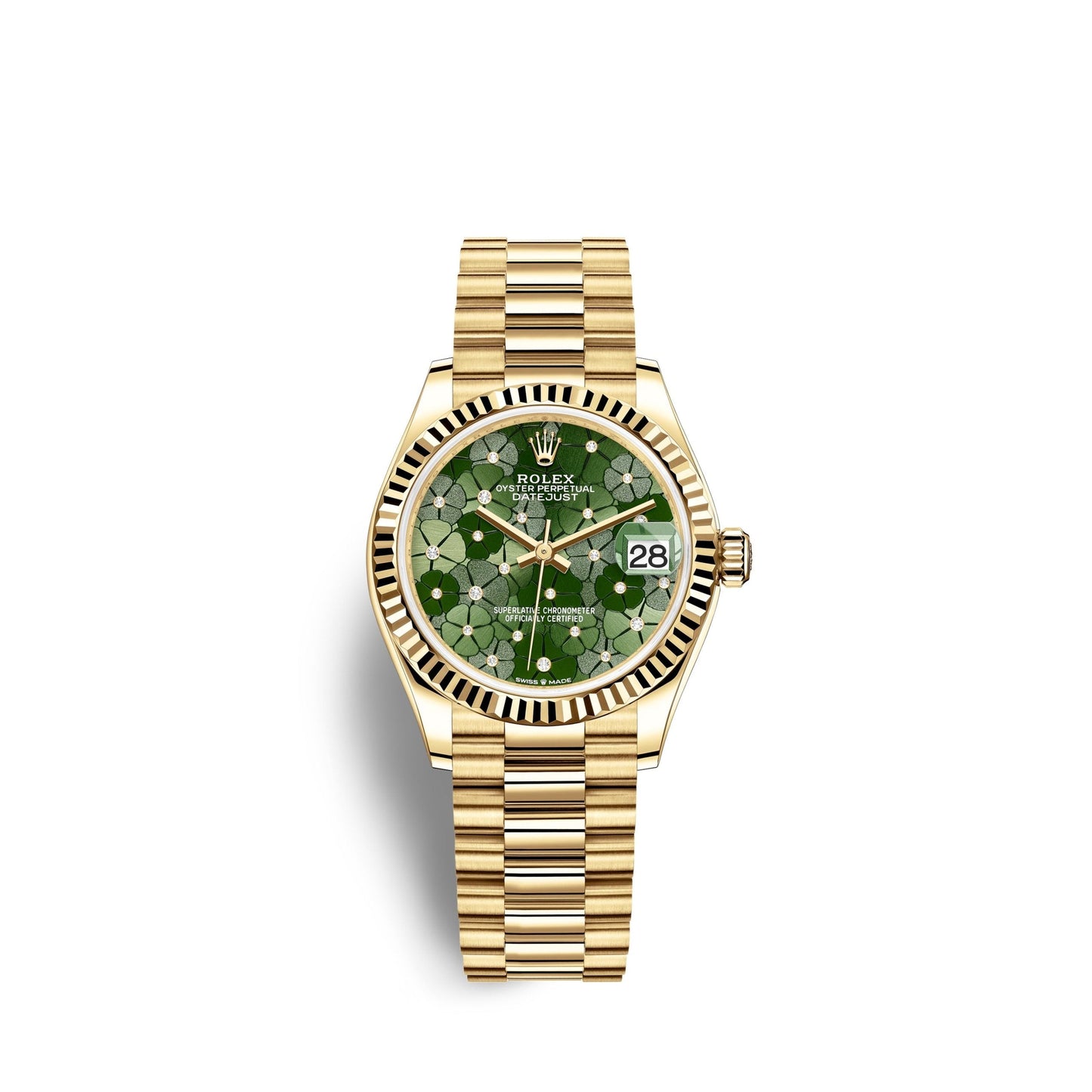 Datejust 31mm, 18k Yellow Gold and Diamonds, Ref# 278278-0046