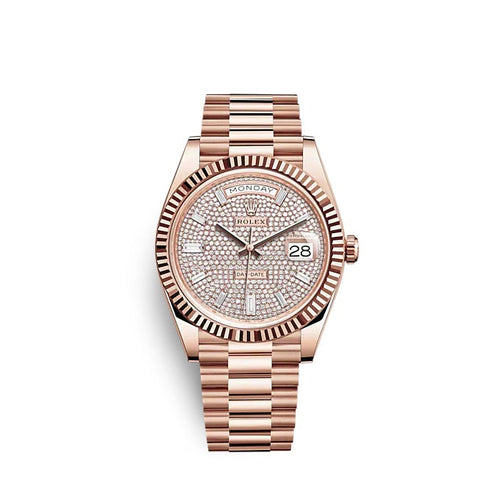 Day-Date 40 Everose gold Ref# 228235-0036