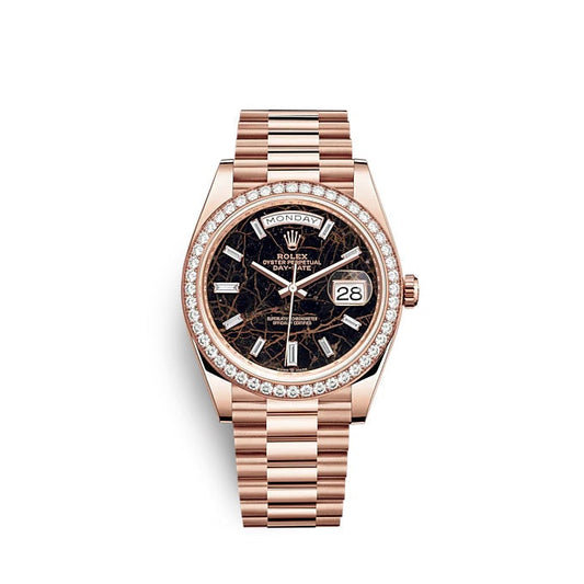 Day-Date 40 Everose gold Ref# 228345RBR-0016