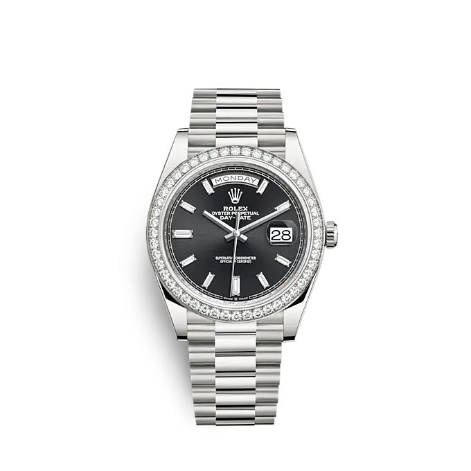 Day-Date 40 White gold Ref# 228349RBR-0003