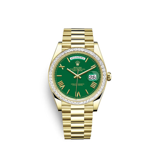 Day-Date, 40mm, 18k Yellow Gold and Diamonds, Ref# 228398tbr-0039