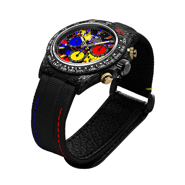 Diw Daytona motley 3d series 40mm oyster black