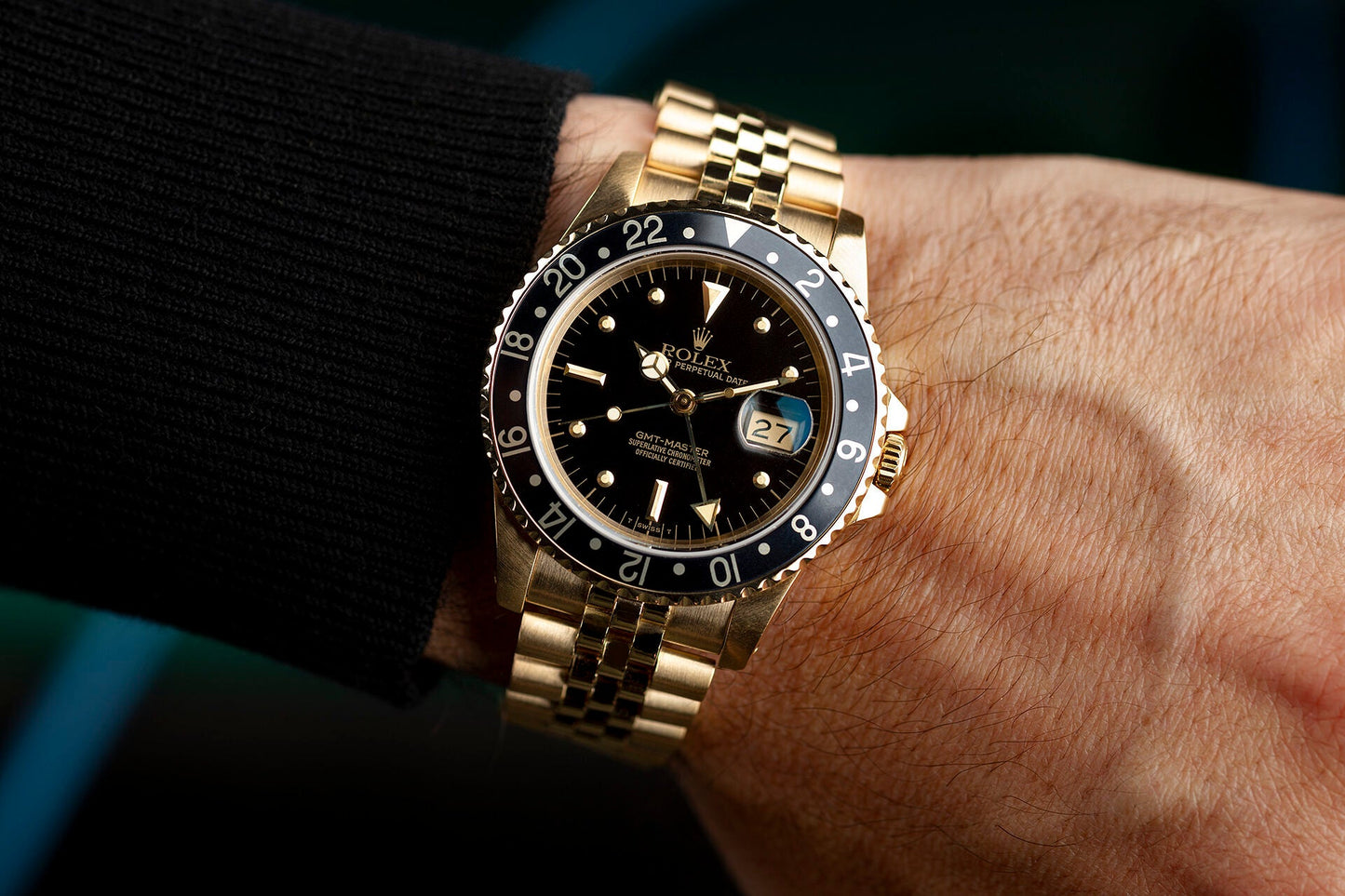 GMT-Master II M126718GRNR-0001 Oyster, 40 mm, yellow gold