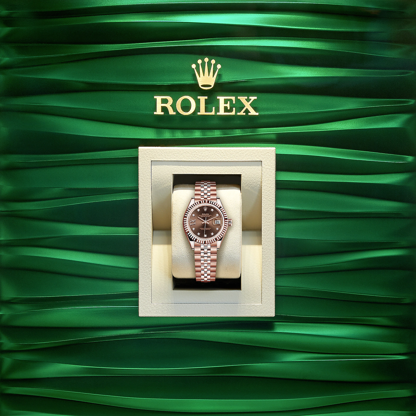Lady-Datejust 28, 18k Everose Gold, Ref# 279175-0004
