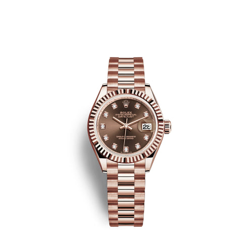 Lady-Datejust 28, 18k Everose Gold, Ref# 279175-0016