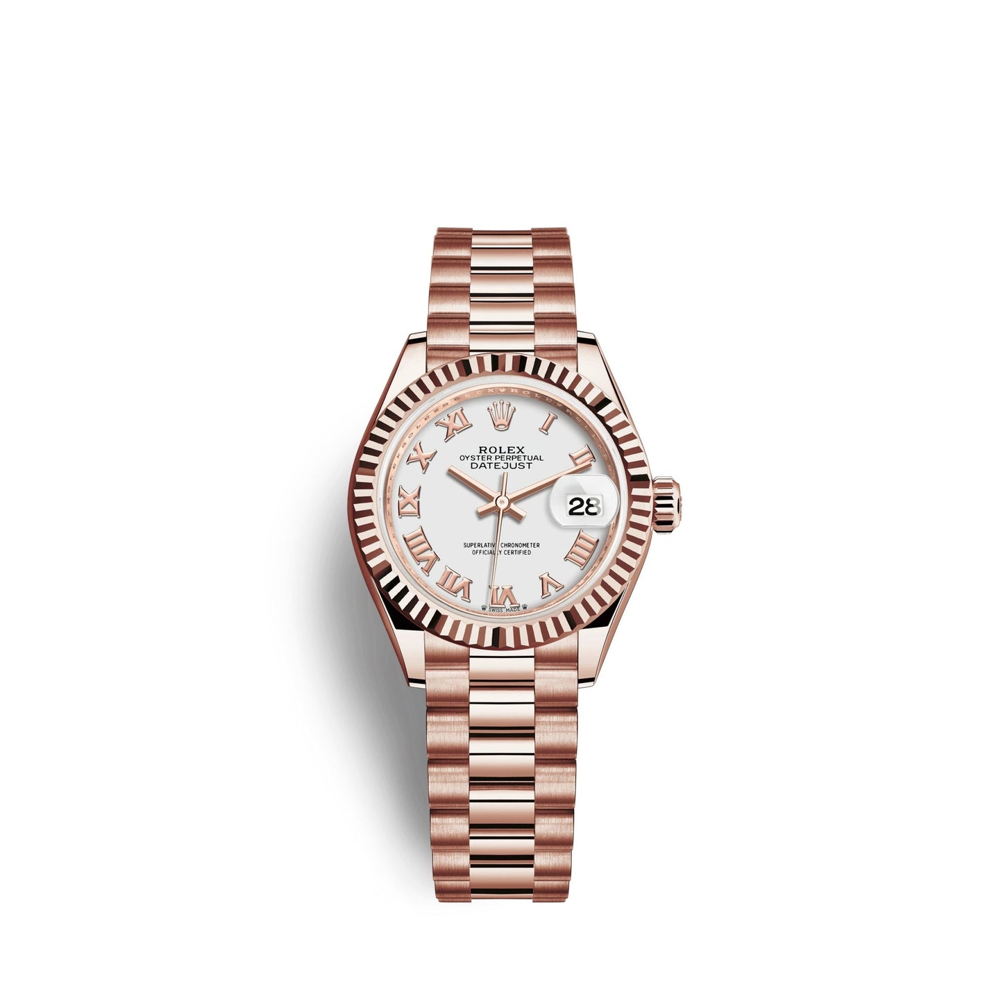 Lady-Datejust 28, 18k Everose Gold, Ref# 279175-0021