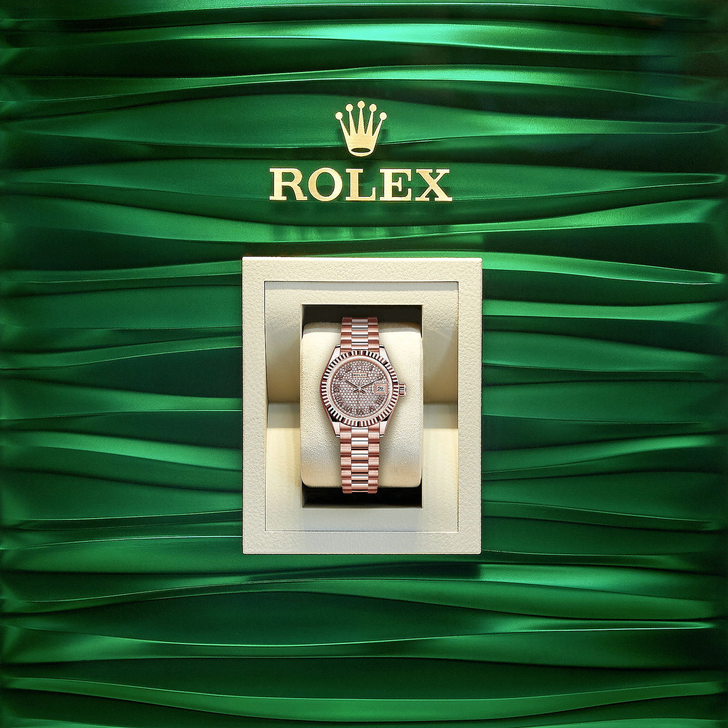 Lady-Datejust 28, 18k Everose Gold, Ref# 279175-0023