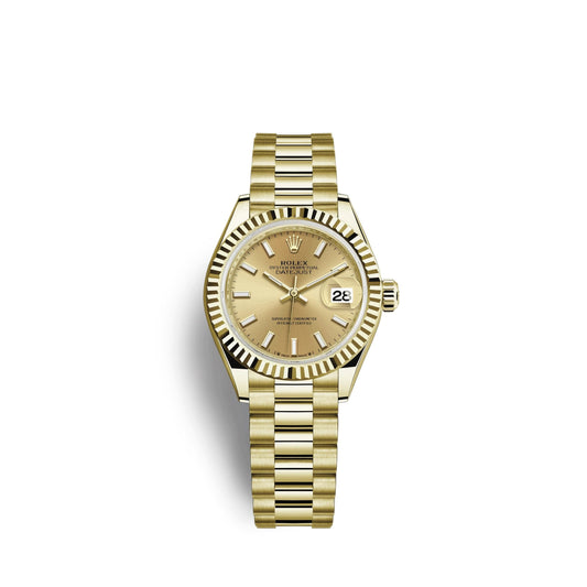 Lady-Datejust 28, 18k Yellow Gold, Ref# 279178-0001