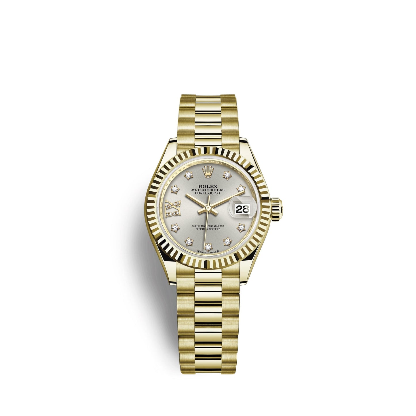 Lady-Datejust 28, 18k Yellow Gold, Ref# 279178-0002