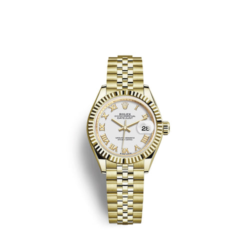 Lady-Datejust 28, 18k Yellow Gold, Ref# 279178-0030
