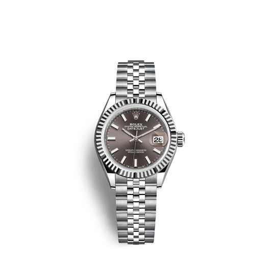 Lady-Datejust 28, Oystersteel and 18k White Gold, Ref# 279174-0011