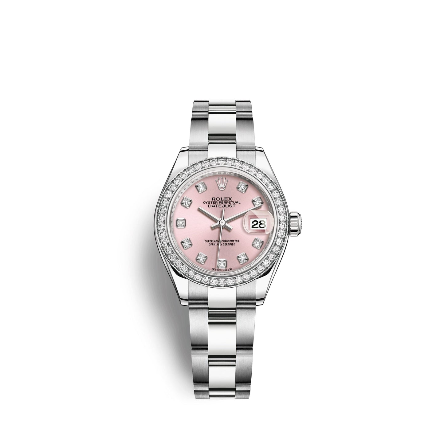 Lady-Datejust 28, Oystersteel and 18k White Gold, Ref# 279384RBR-0004