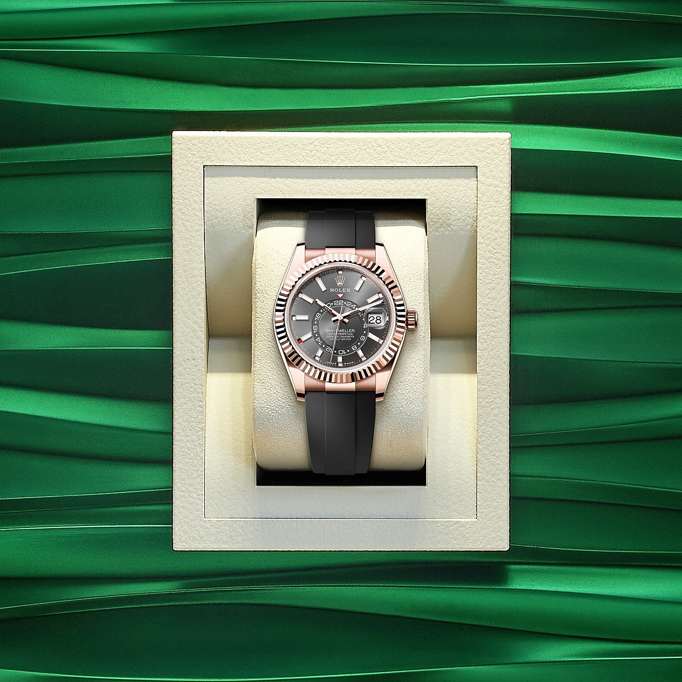 Sky-Dweller, 42mm, 18k Everose Gold, Ref# 336235-0004