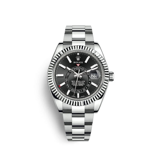 Sky-Dweller 42mm, Oystersteel and 18k White Gold, Ref# 326934-0005