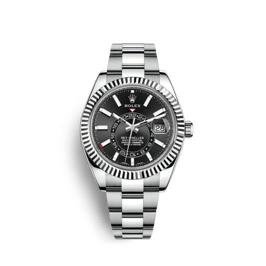 Sky-Dweller 42mm, Oystersteel and 18k White Gold, Ref# 326934-0005