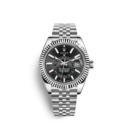 Sky-Dweller 42mm, Oystersteel and 18k White Gold, Ref# 326934-0006
