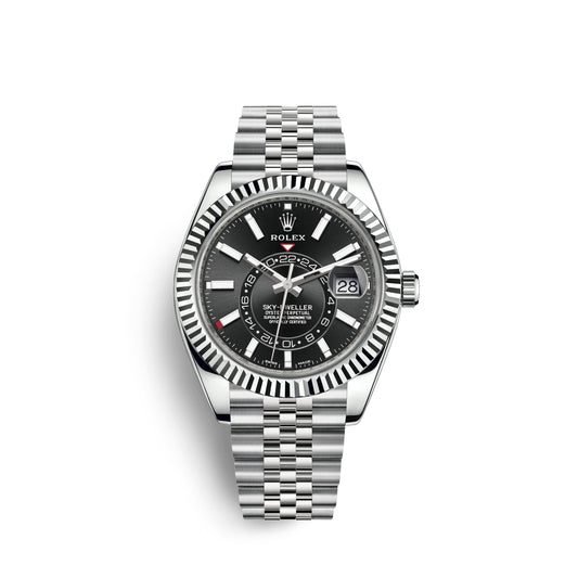 Sky-Dweller 42mm, Oystersteel and 18k White Gold, Ref# 326934-0006