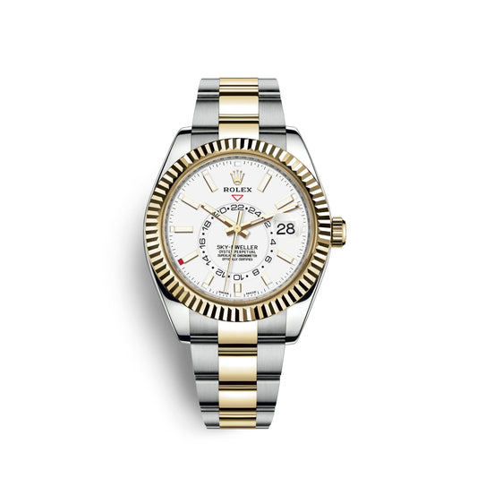 Sky-Dweller 42mm, Oystersteel and 18k Yellow Gold, Ref# 326933-0009